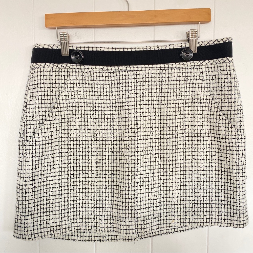 The Limited 90’s tweed Plaid Mini Skirt- Size 10
